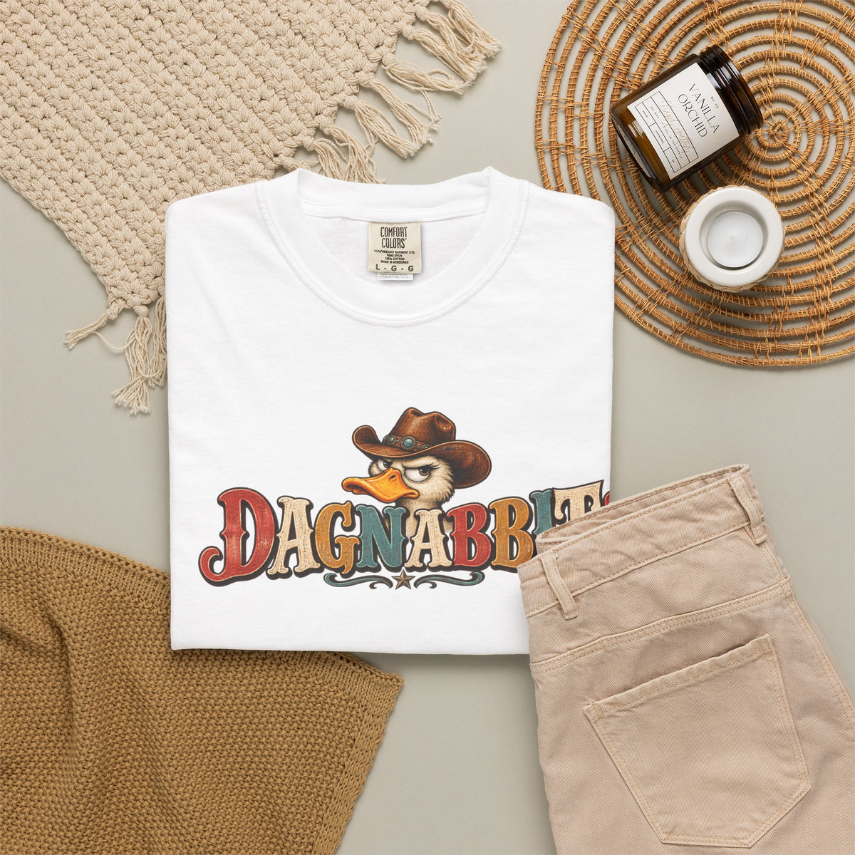 Dagnabbit Cowboy Rabbit T shirt | Western Cartoon Graphic Tee