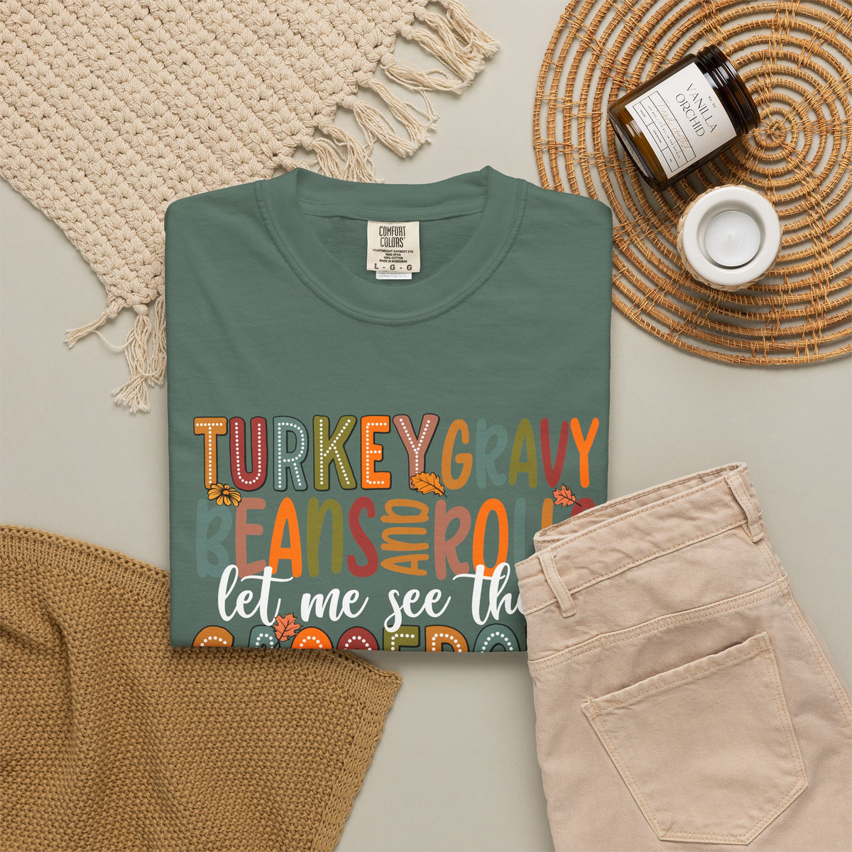 Thanksgiving Casserole Tee Shirt Let Me See That Casserole Holiday Tee