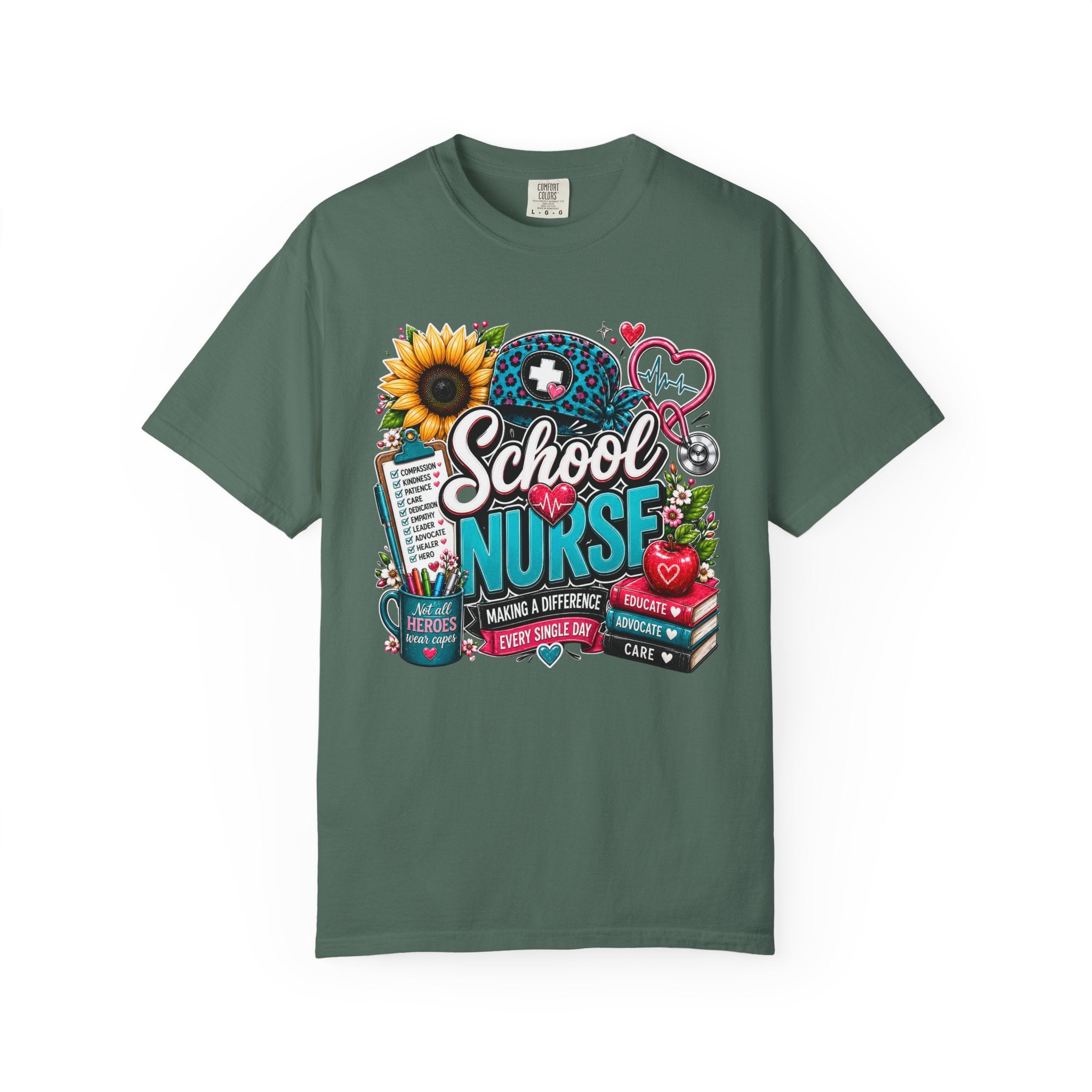 School Nurse T Shirt Making a Difference Graphic Tee