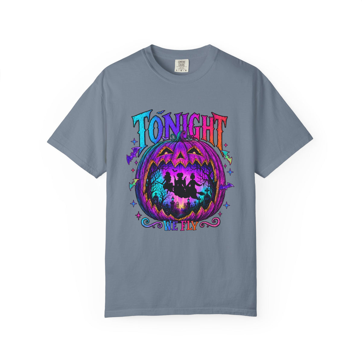 Tonight We Fly Halloween Pumpkin Tee Shirt
