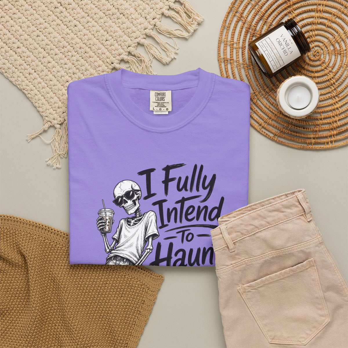 Funny Halloween T Shirt I Fully Intend to Haunt People When I Die I Have a List