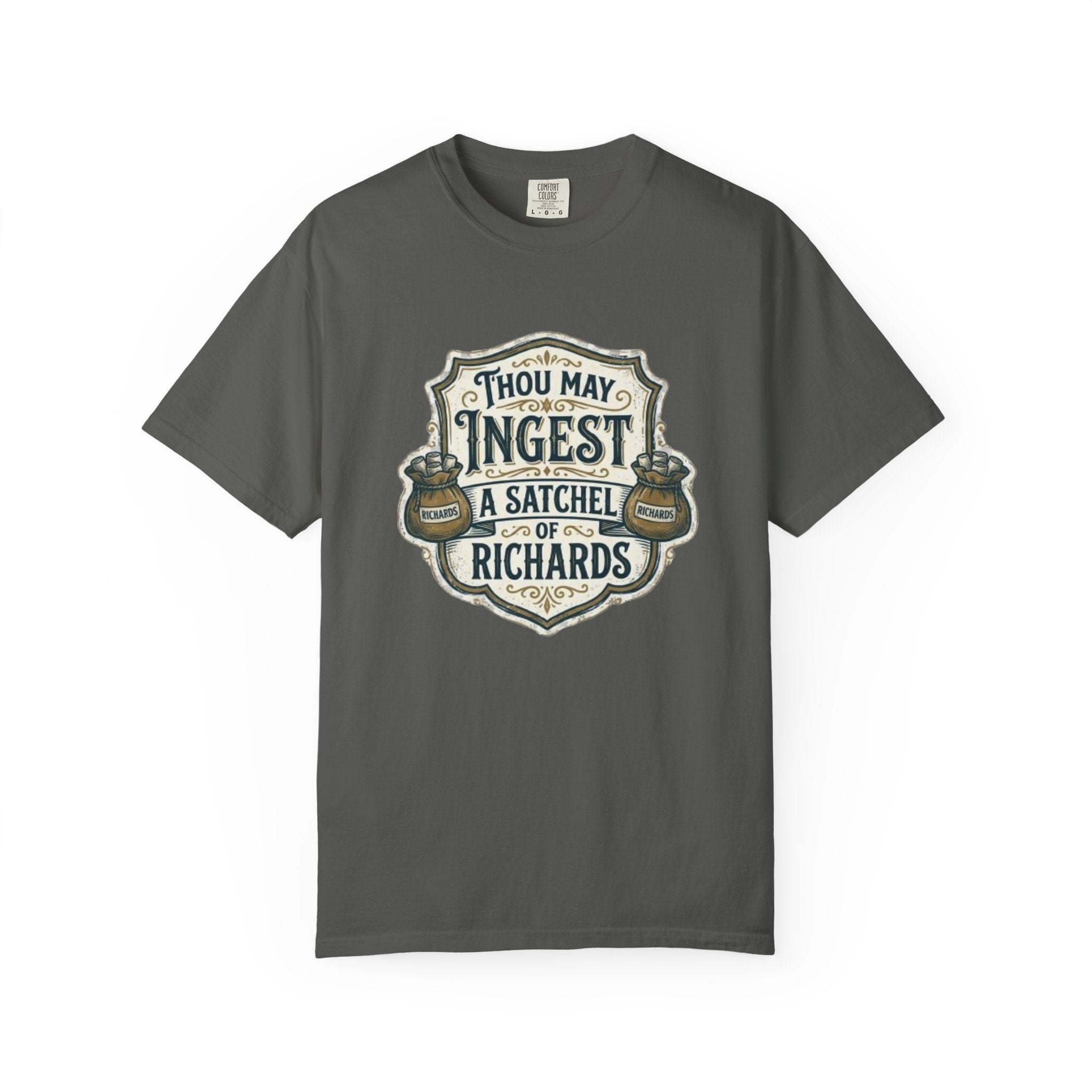 Tee Shirt Thou May Ingest a Satchel of Richards Vintage Apothecary Graphic