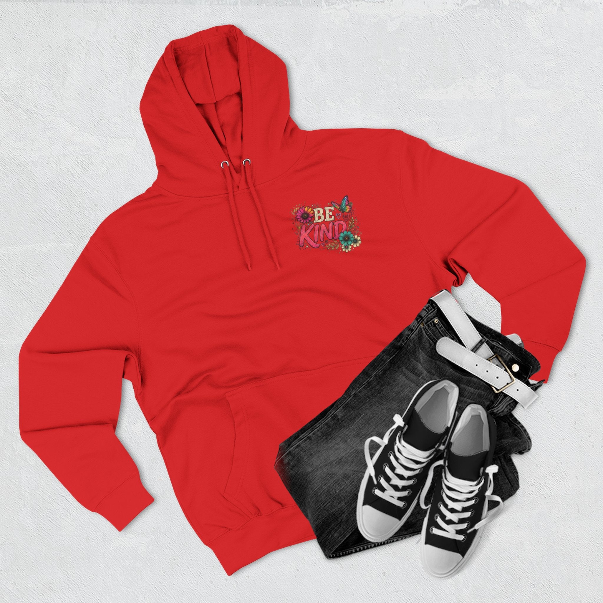 Hoodie Dont Let the Ugly Kill the Beauty in You Floral Graphic Hoodie