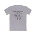 Everything Hurts Stick Figure T Shirt Funny Pain Relatable Tee
