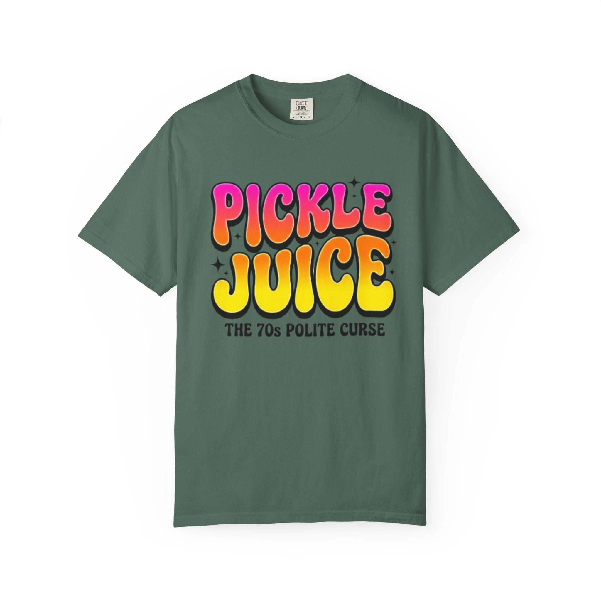 Pickle Juice Retro T-Shirt The 70s Polite Curse Vintage Graphic Tee