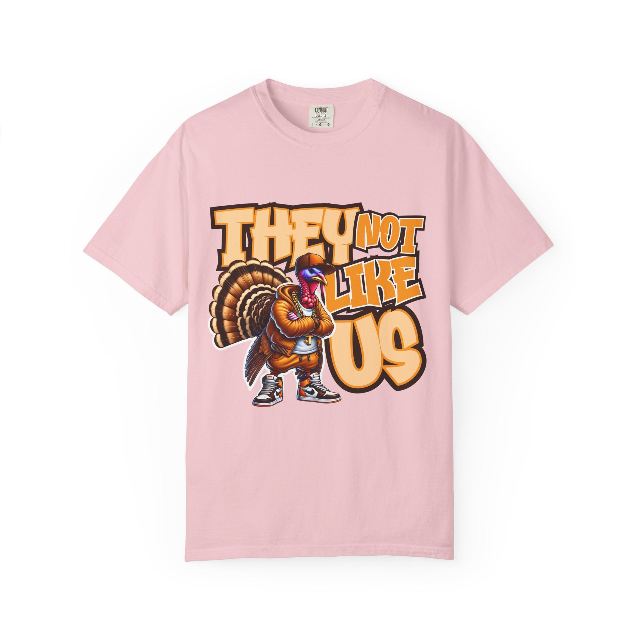 Thanksgiving Turkey Graphic T Shirt They Not Like Us Streetwear Tee