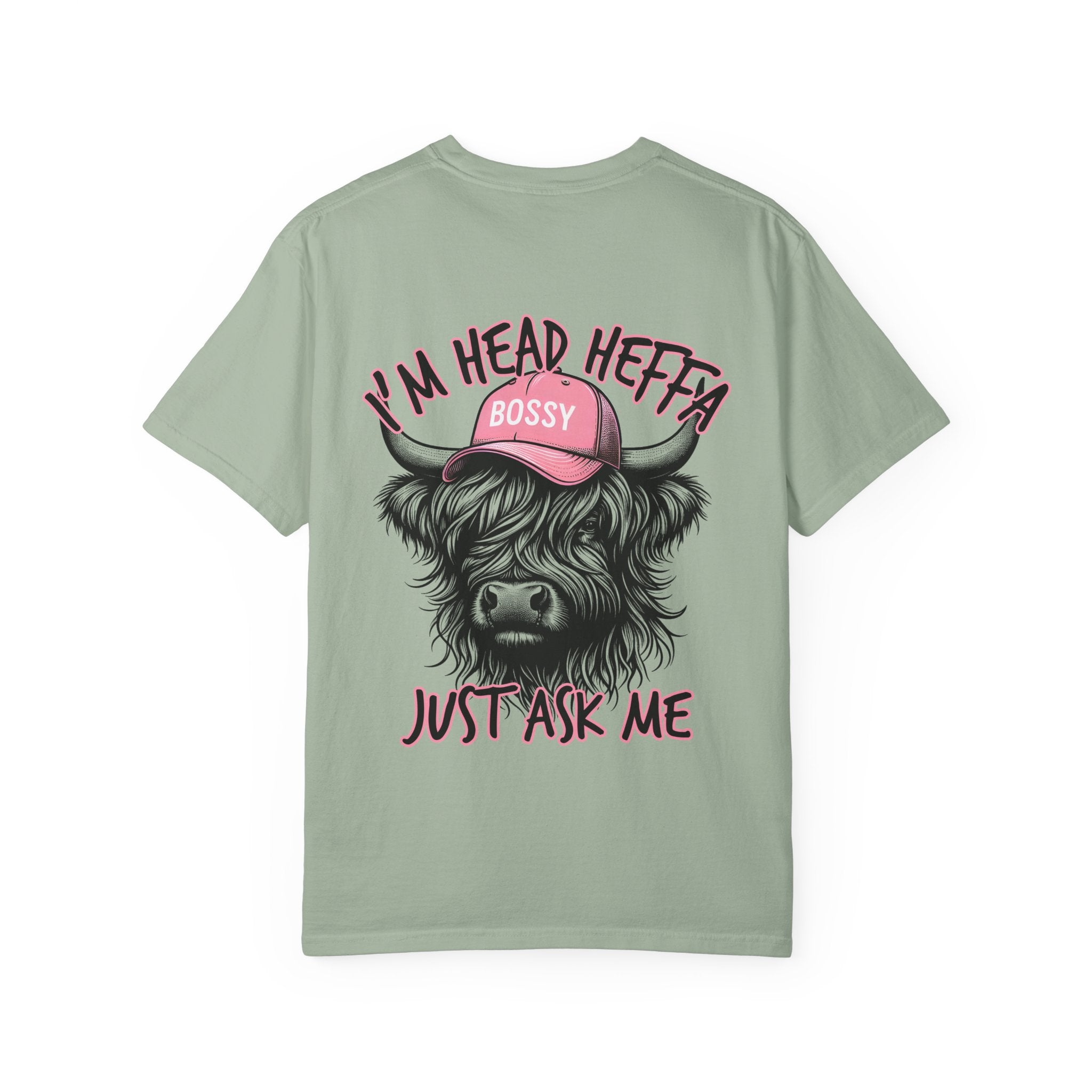 I'm Head Heffa T Shirt Highland Cow Bossy Graphic Tee