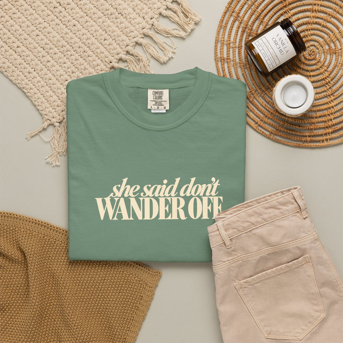she said dont WANDER OFF Tee shirt | Funny Thanksgiving Tee, Thanksgiving Dinner Shirt, Friendsgiving Shirt, Funny Family Gathering Fall
