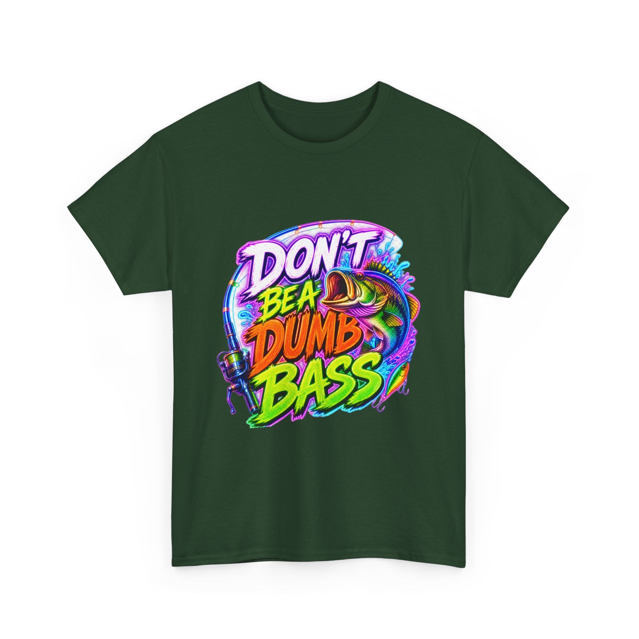 Don't Be a Dumb Bass T-Shirt — Funny Fishing Tee for Anglers
