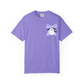 Spooky Season Ghost Tee Lavender Bow Halloween T Shirt