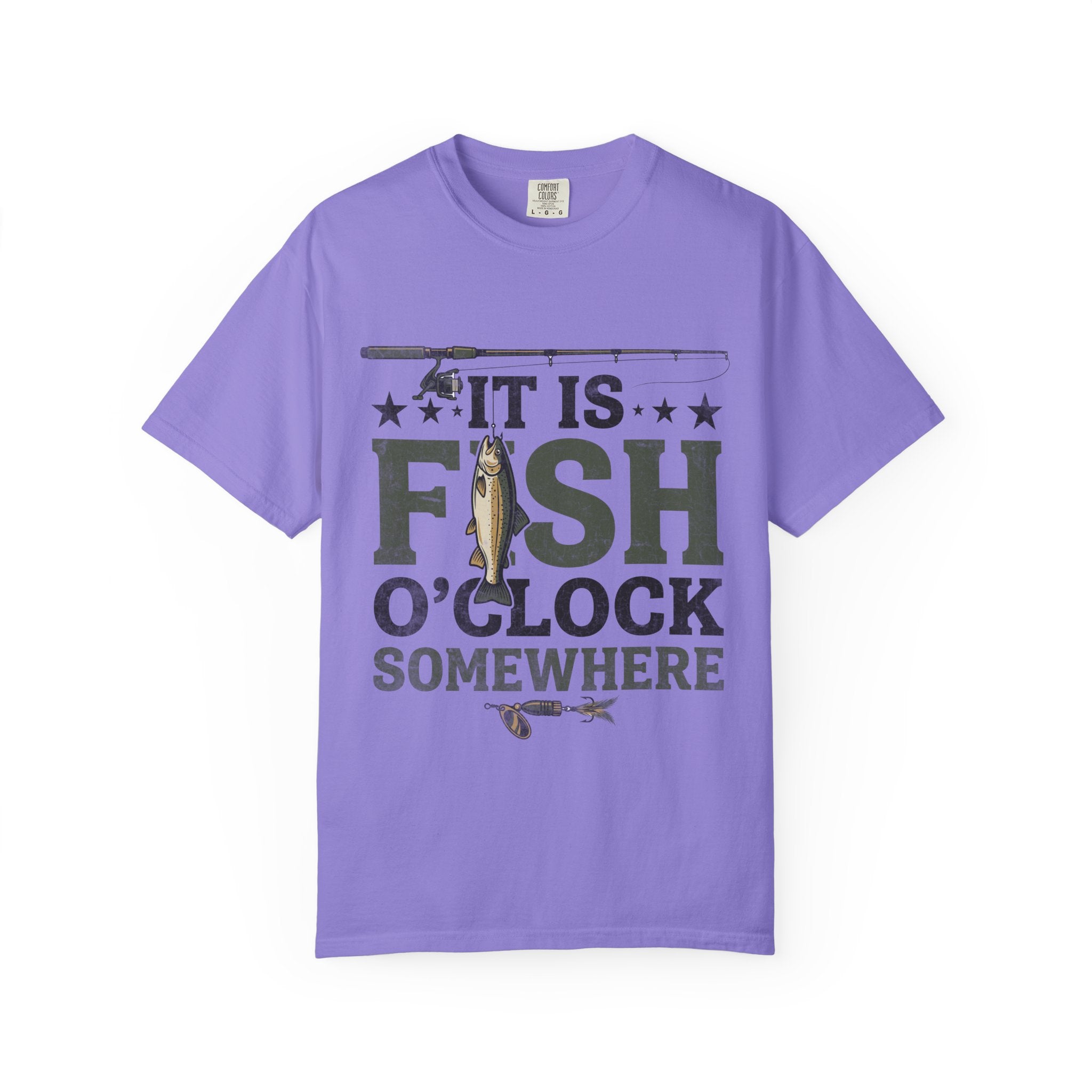 It Is Fish O Clock T Shirt Fishing Graphic Tee