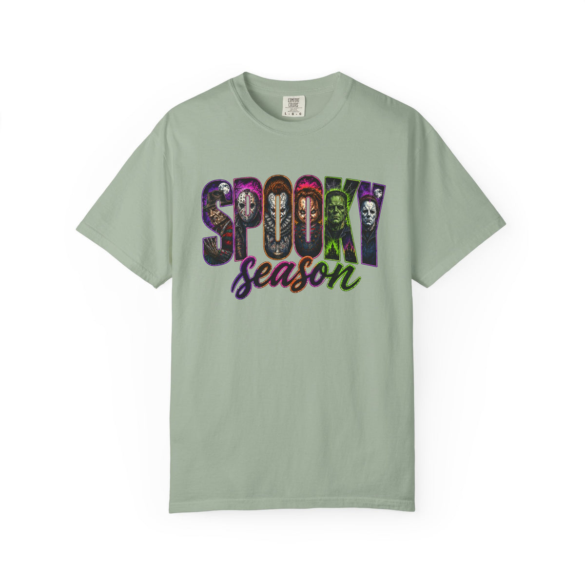 Spooky Season Tee Shirt Halloween Vintage Horror Graphic
