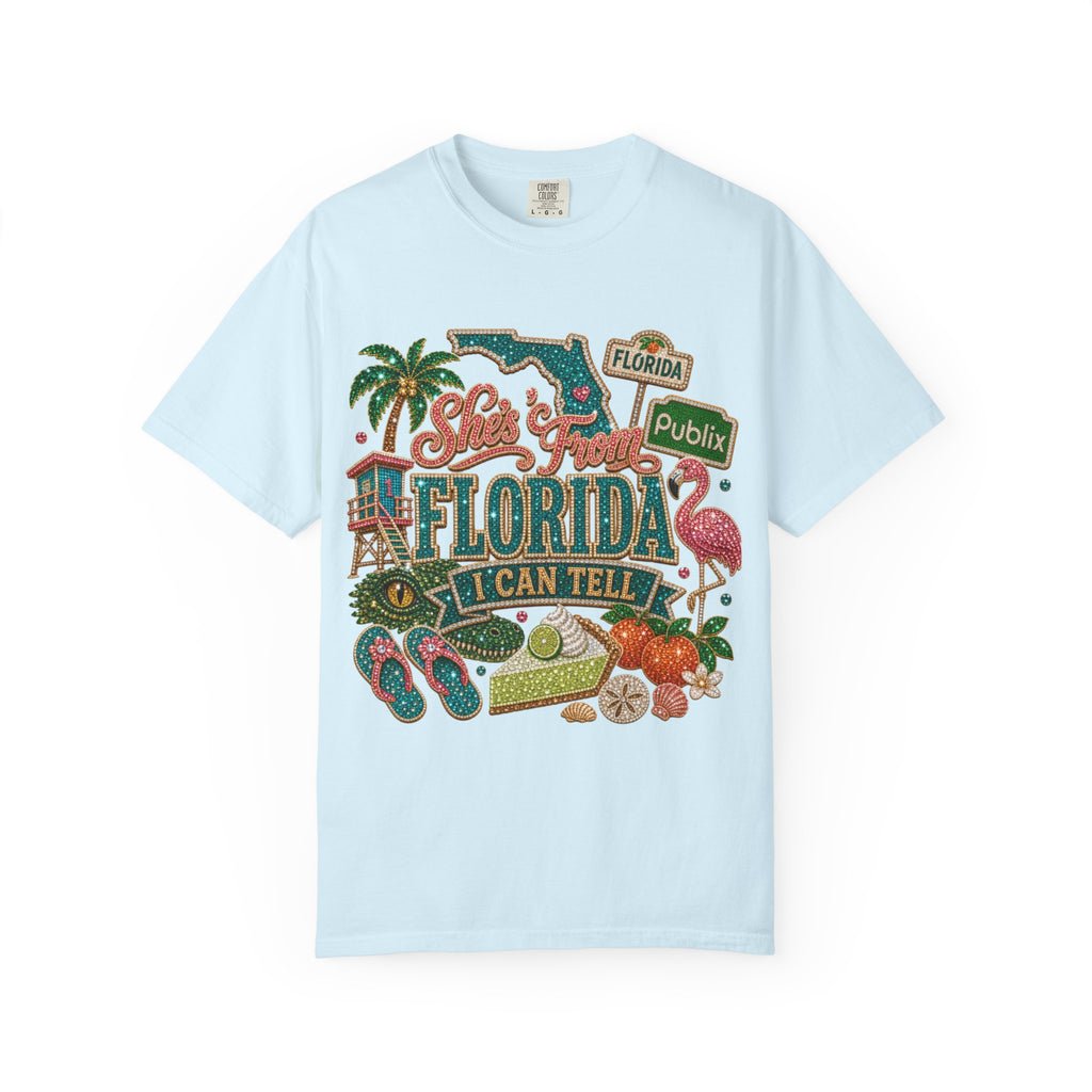 Florida Icons T Shirt  I Can Tell Vintage Sunshine Tee