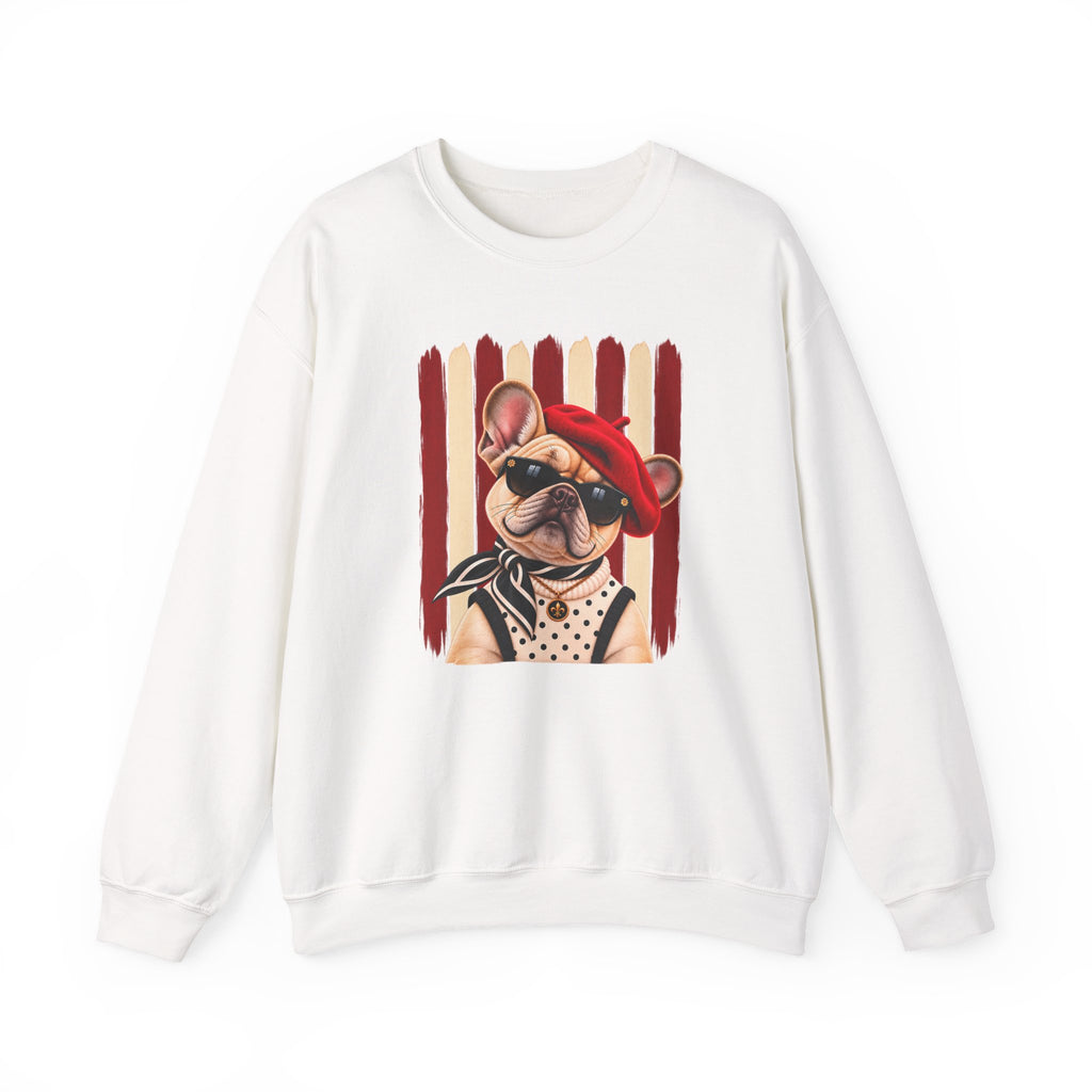 French Bulldog Sweatshirt, Unique Frenchie Gift, Artsy Dog Lover Sweater, Boutique Pet Lover Apparel, Original French Bulldog Design