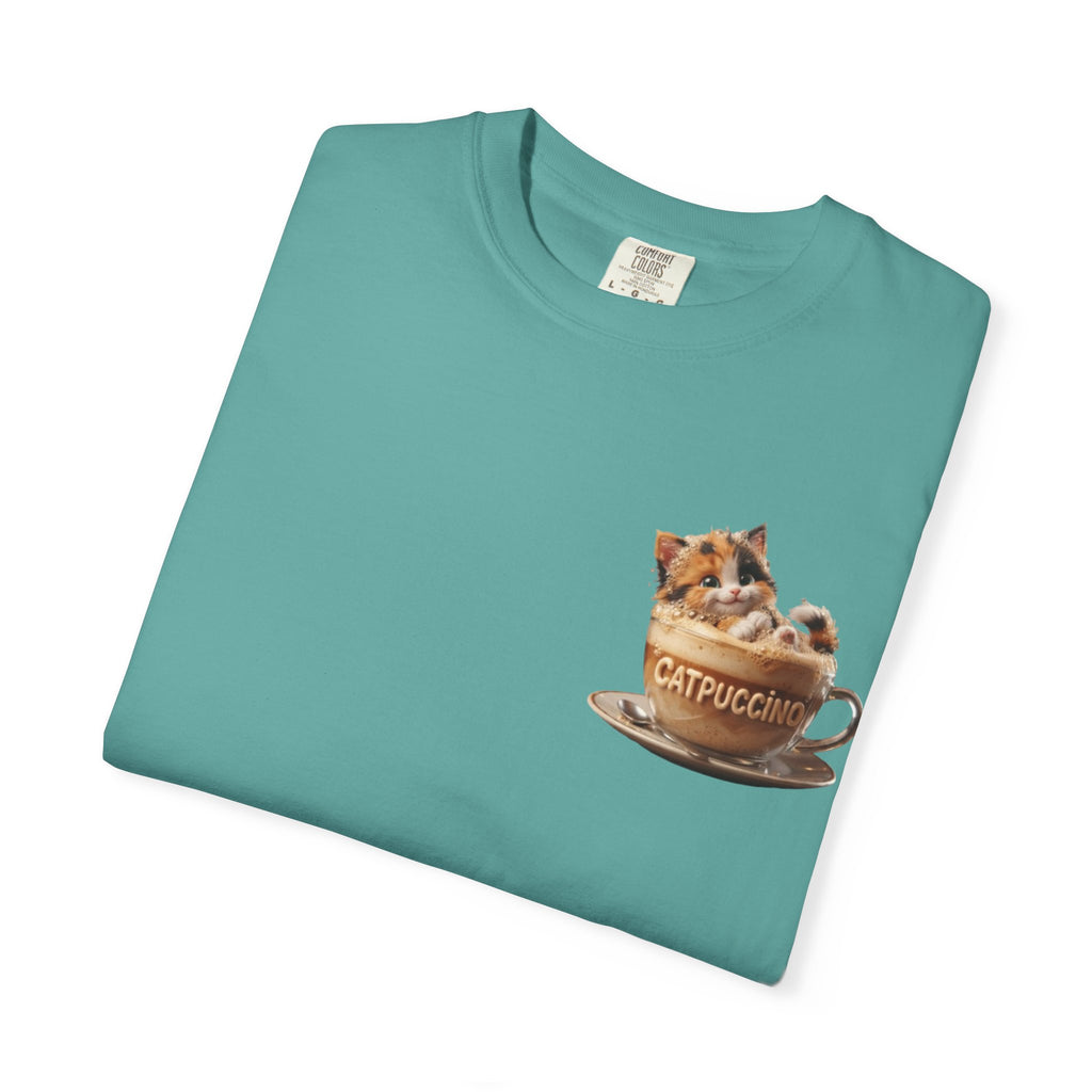 Cat in Cappuccino Cup T Shirt
