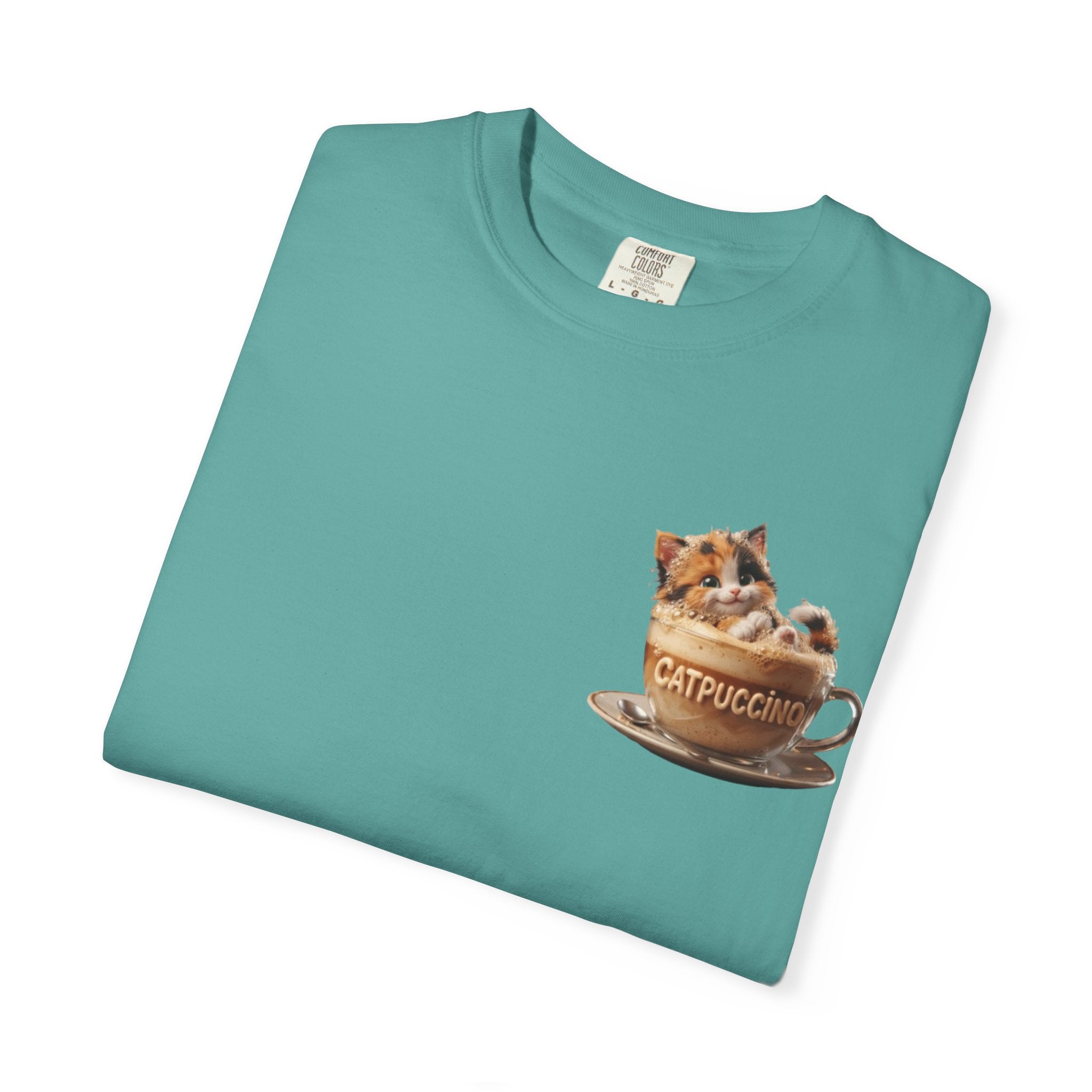 Cat in Cappuccino Cup T Shirt