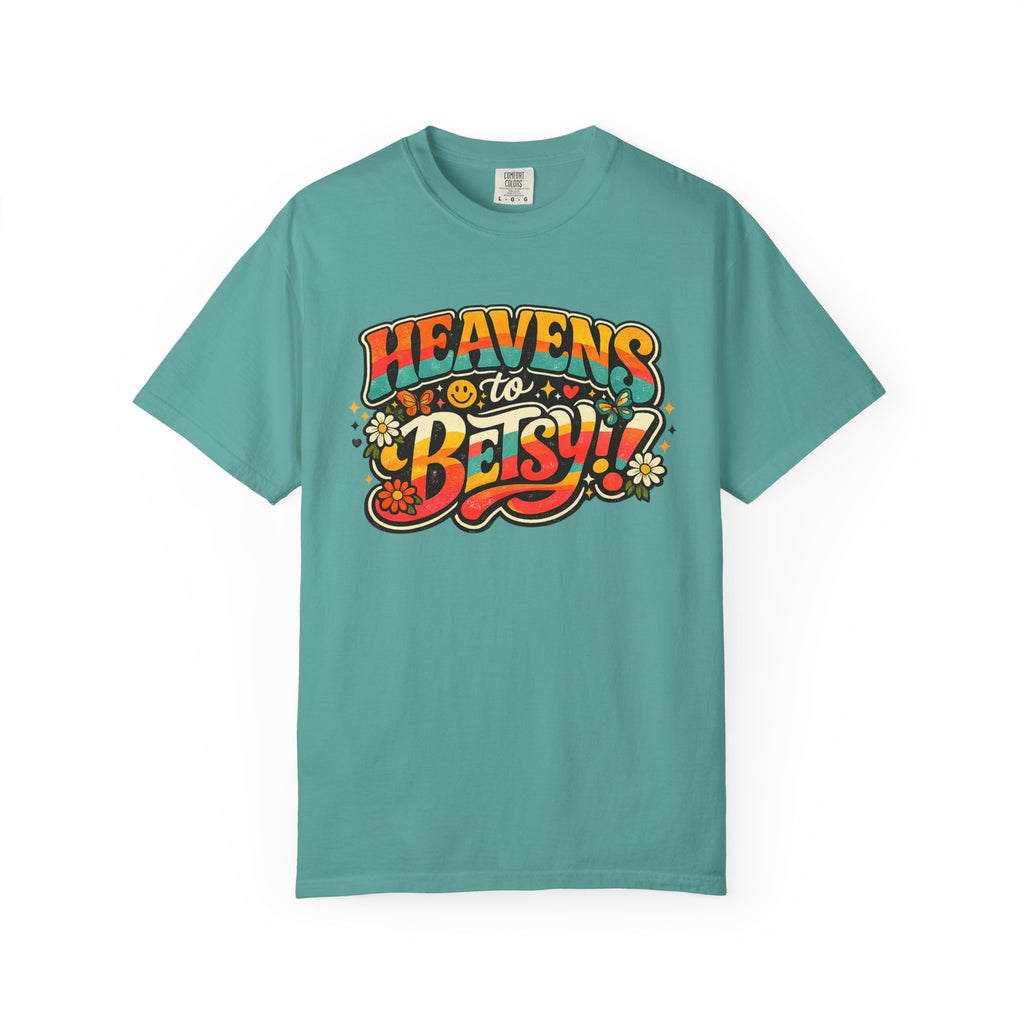 Heavens to Betsy Retro Floral Graphic T Shirt