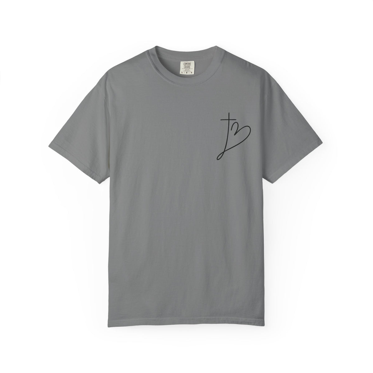 T-Shirt  Stronger Than the Storm Script Chest and Back Tee