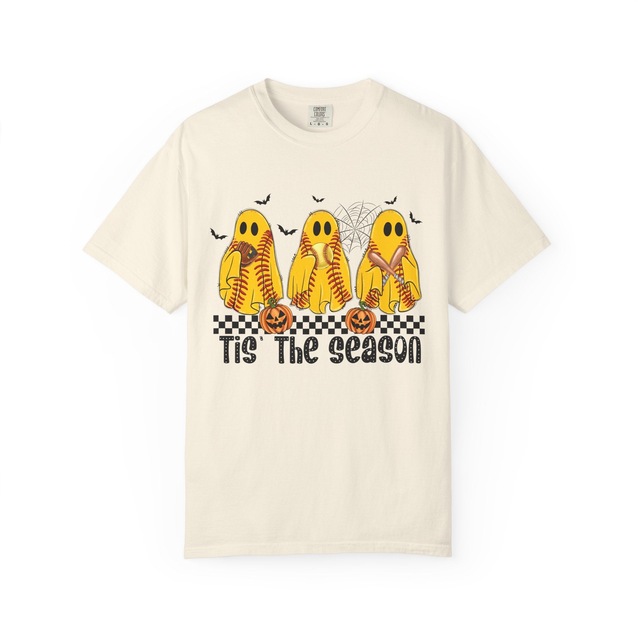 Halloween Ghost Trio T Shirt Tis the Season Cute Spooky Tee