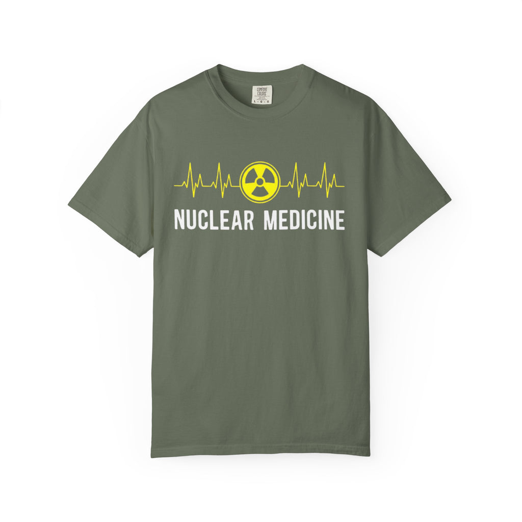 Nuclear Medicine T-Shirt  Radiology Tech ECG Logo Tee