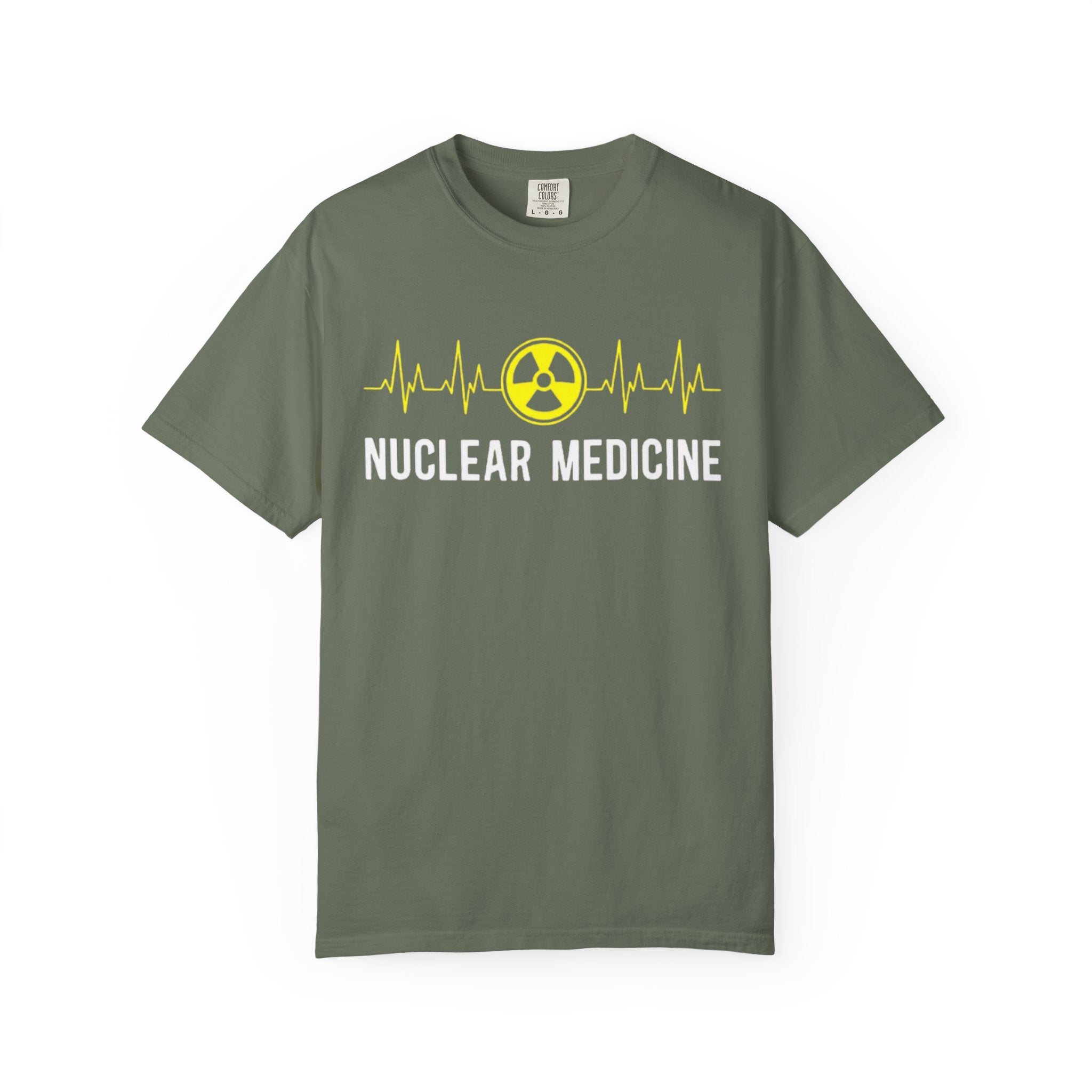 Nuclear Medicine T-Shirt  Radiology Tech ECG Logo Tee
