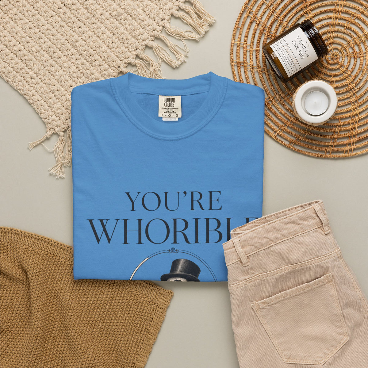 T Shirt Youre Whorible Vintage Gentleman Graphic Tee