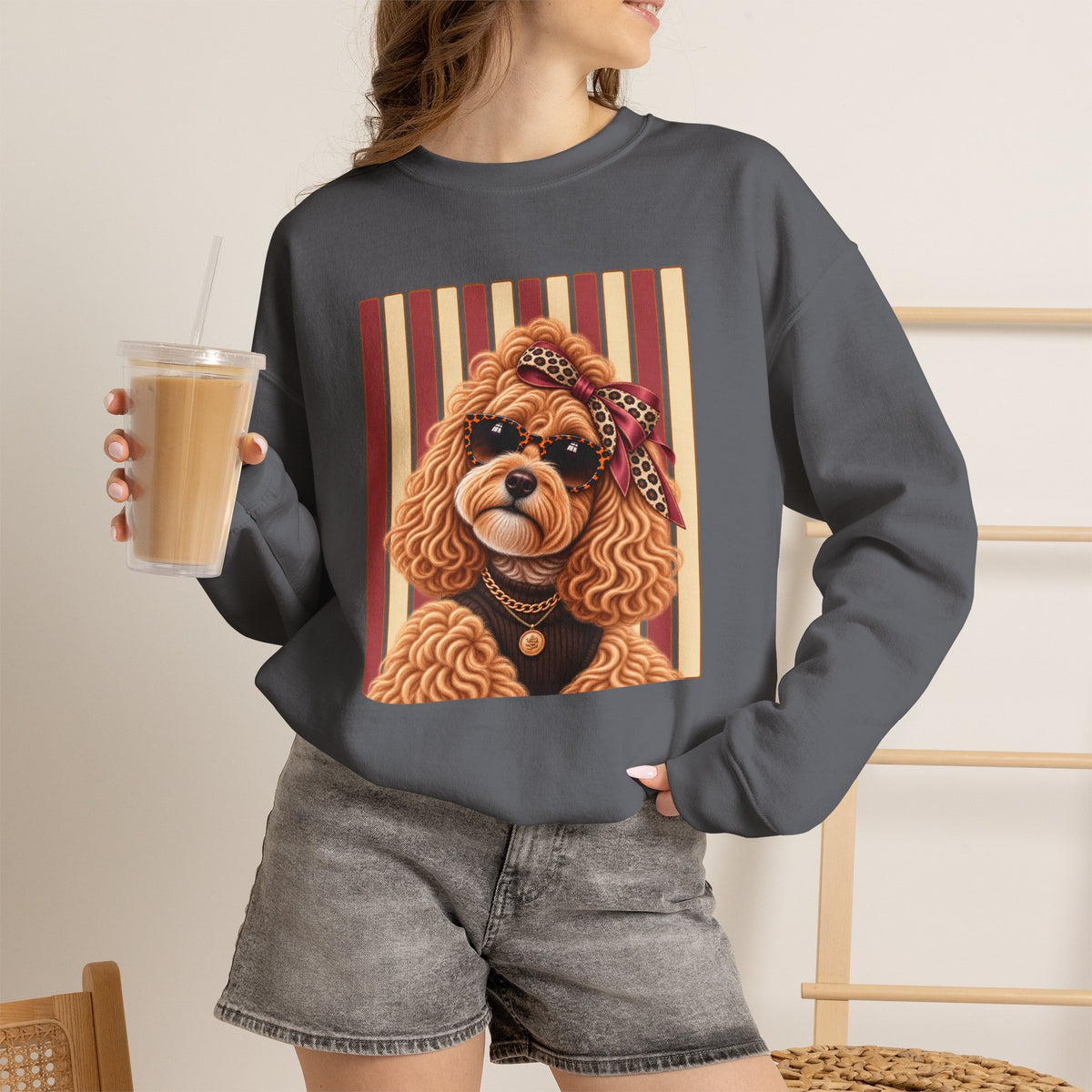 Labradoodle Sweatshirt, Trendy Dog Mom Gift, Sassy Doodle Lover Shirt, Cute Dog Sweatshirt, Artsy Boutique Pet Lover Gift