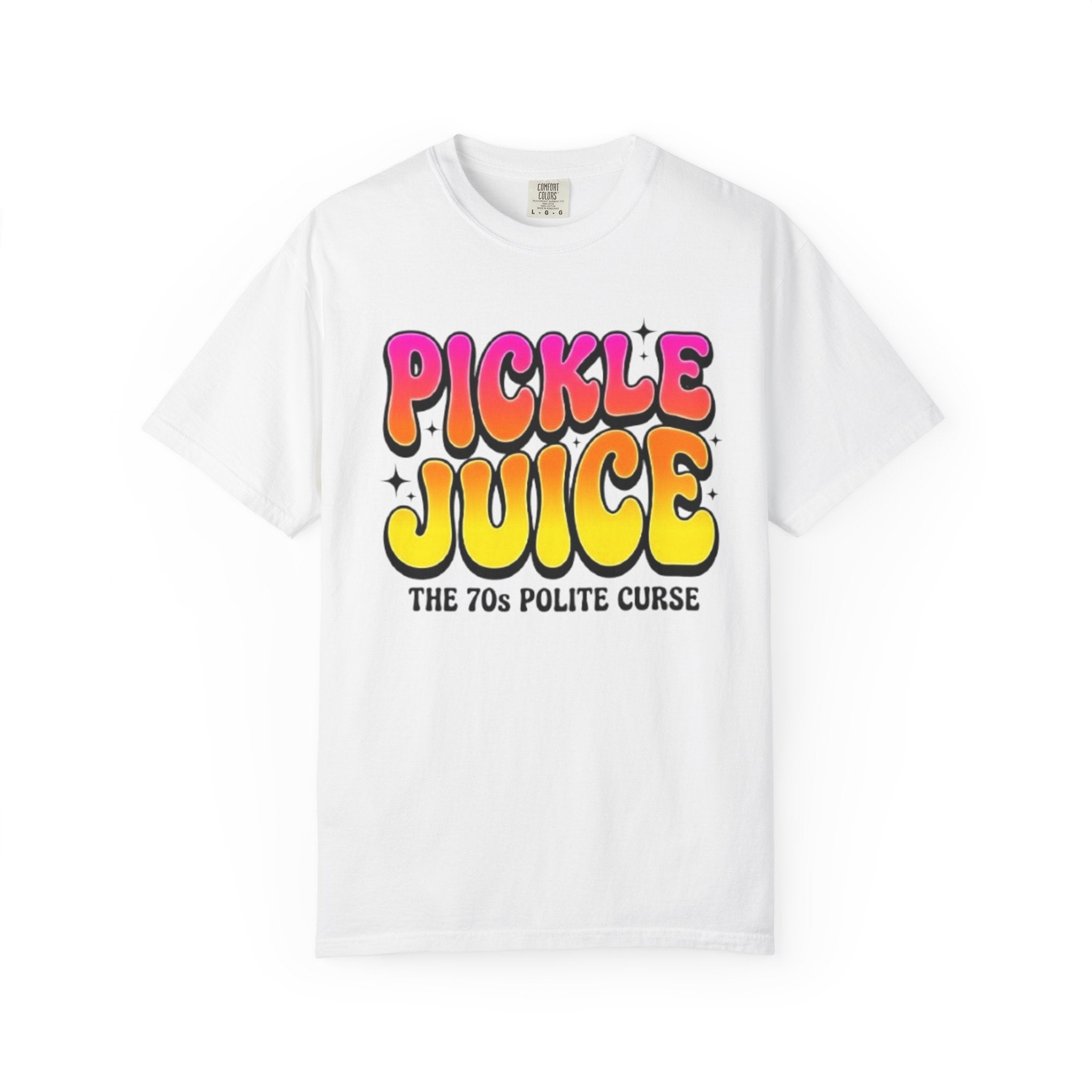 Pickle Juice Retro T-Shirt The 70s Polite Curse Vintage Graphic Tee
