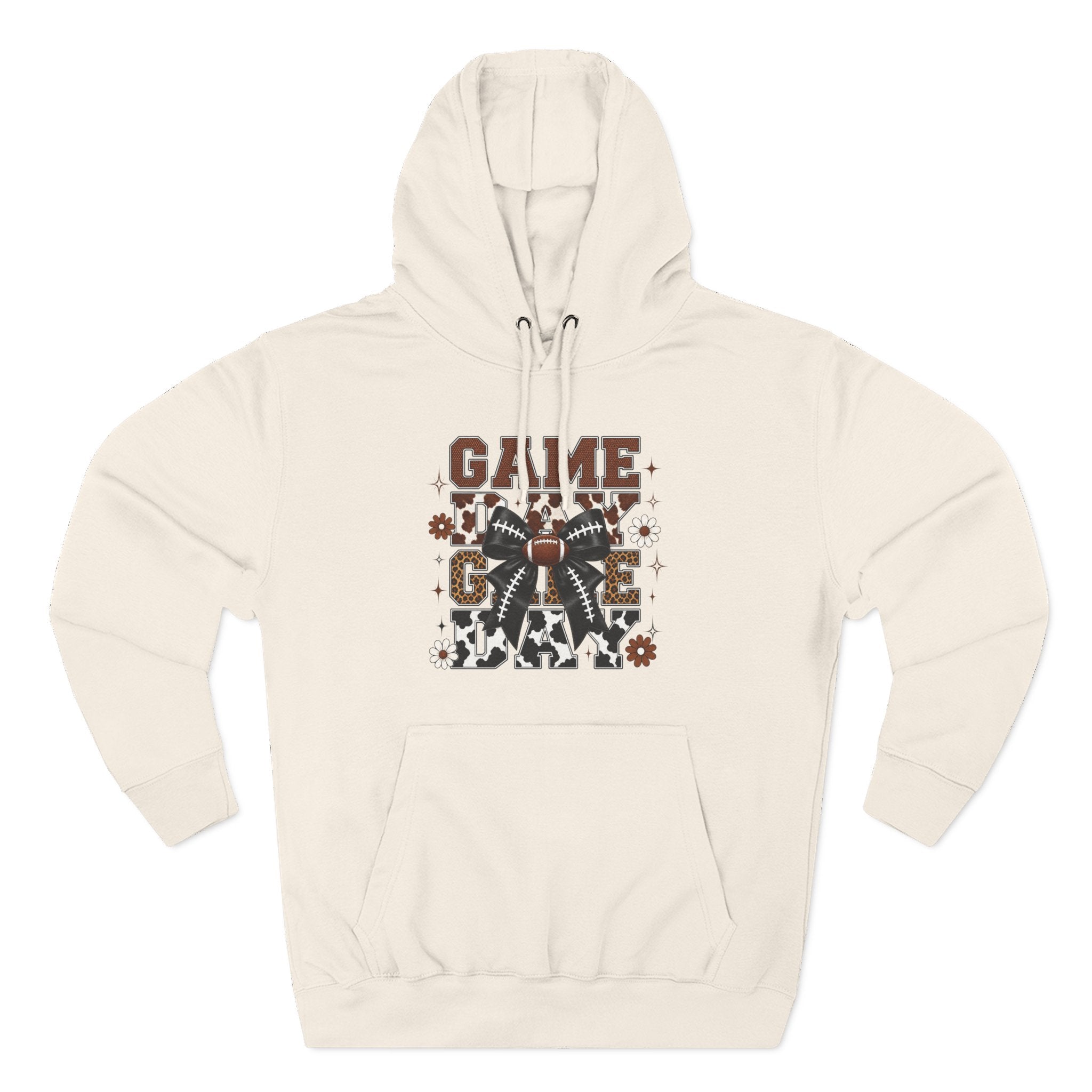 Game Day Football Hoodie Vintage Grunge Helmet Design