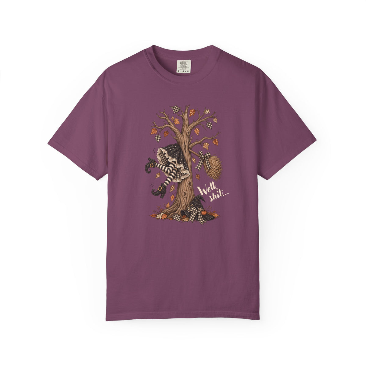 Funny Witch Shirt, Well Shit Tee, Halloween Witch T Shirt, Fall Graphic Tee, Sarcastic Witchy Shirt, Funny Autumn Shirt, Womens Fall Tee
