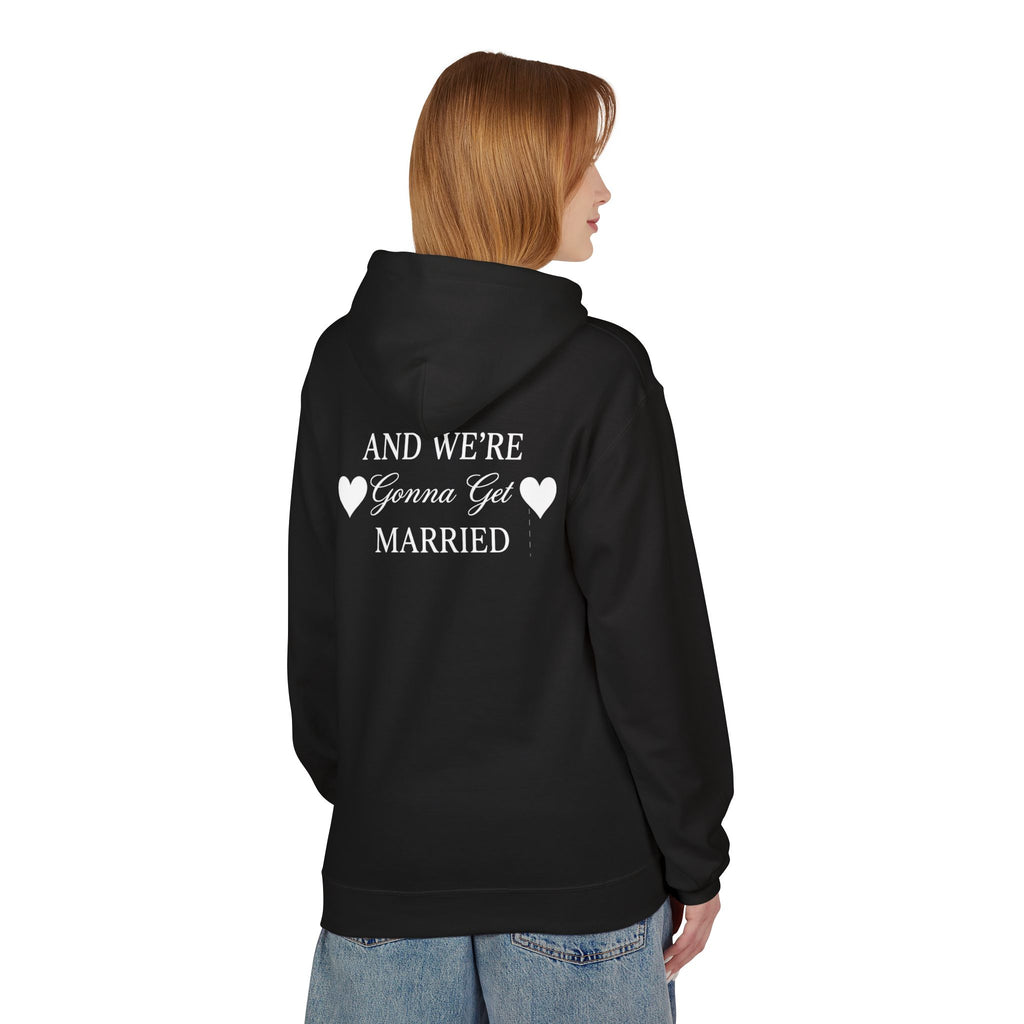 Engaged Couple Hoodie And We're Gonna Get Married Wedding Announcement Pullover
