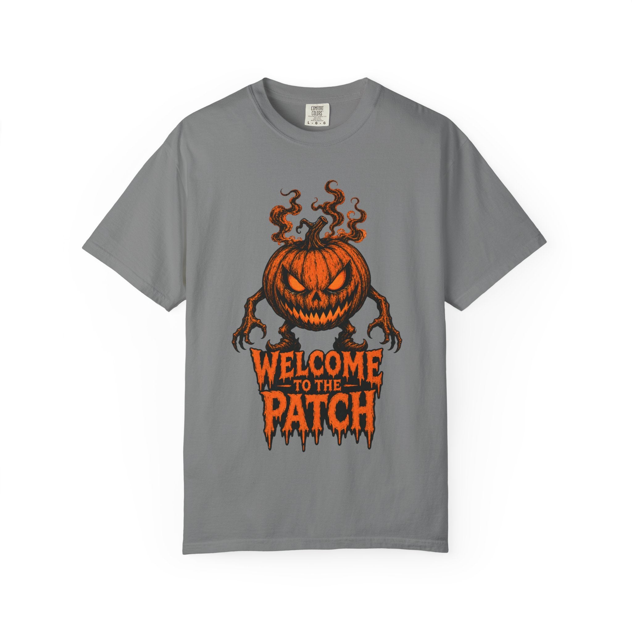 Welcome to the Patch Pumpkin T Shirt Halloween Horror Tee