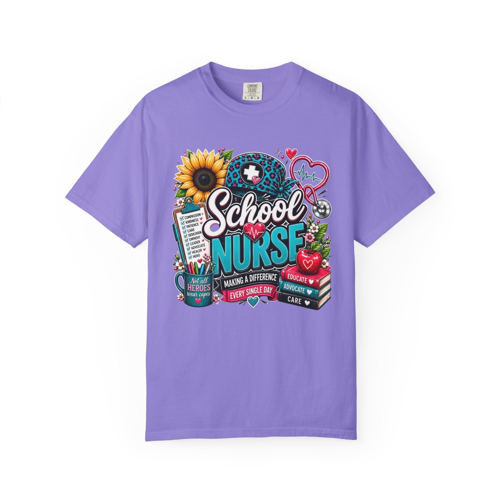 School Nurse T Shirt Making a Difference Graphic Tee
