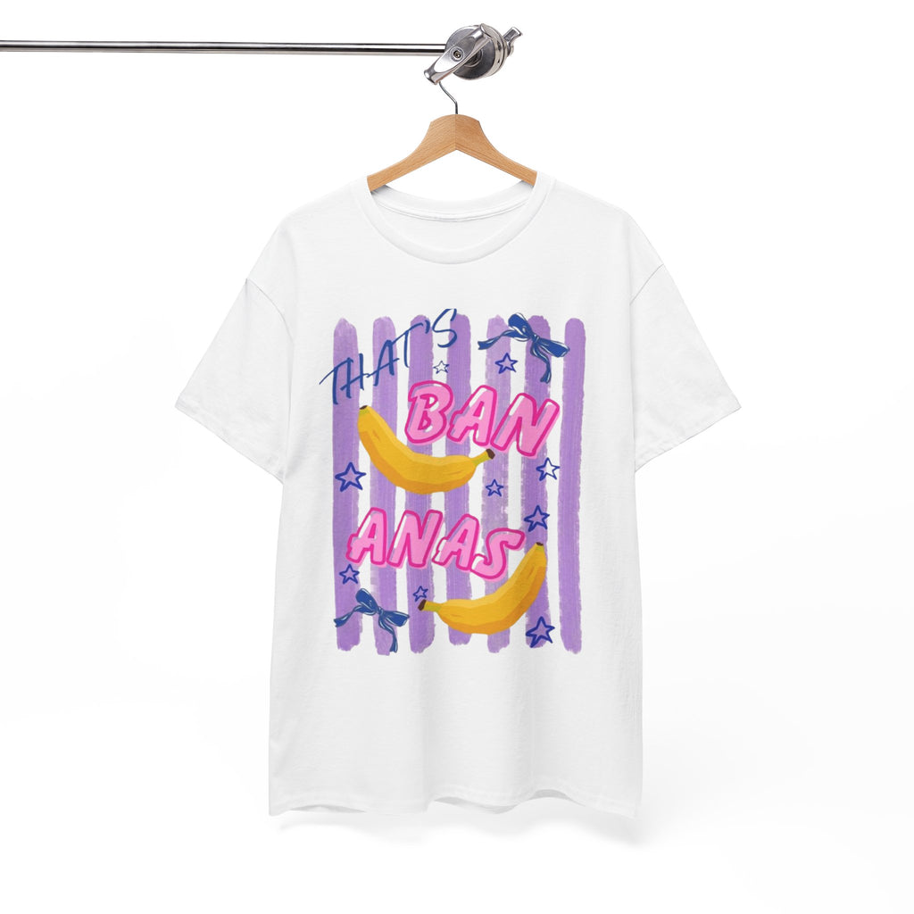 Bananas Graphic Tee — Playful Retro Banana Design with 'Ban Anas' Text