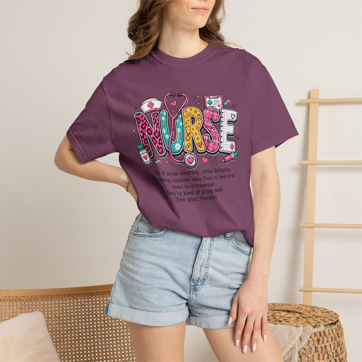 Nurse Shirt for Women, Cute Nurse T-Shirt, Registered Nurse Gift, Nursing Tee, Healthcare Worker Gift, Nurse Appreciation Shirt