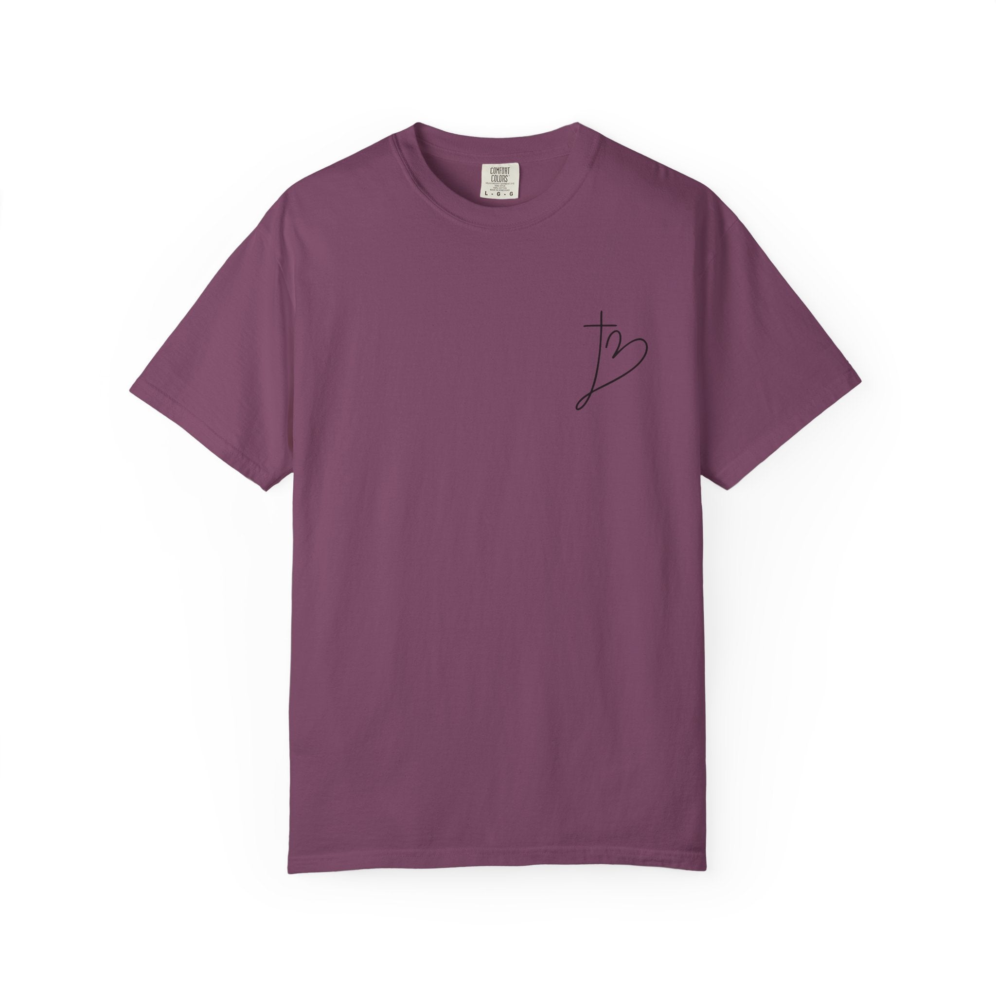 T-Shirt  Stronger Than the Storm Script Chest and Back Tee