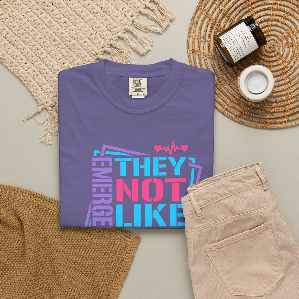 Emergency Nurse Shirt, They Not Like Us Nurse Tee, Funny ER Nurse Gift, Emergency Room Nurse T-Shirt, Healthcare Worker Gift