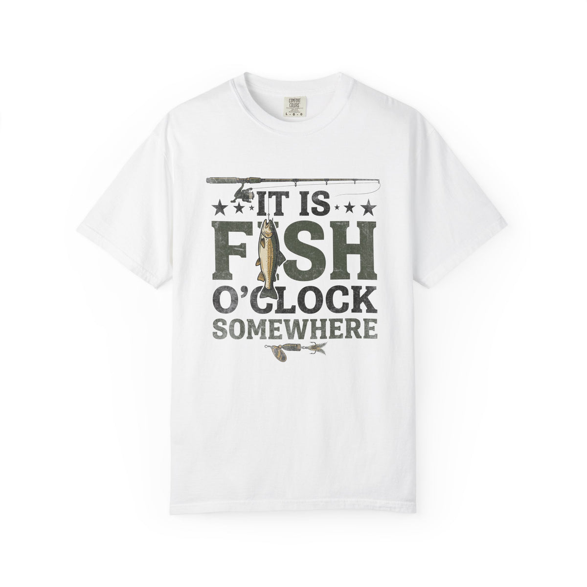 It Is Fish O Clock T Shirt Fishing Graphic Tee