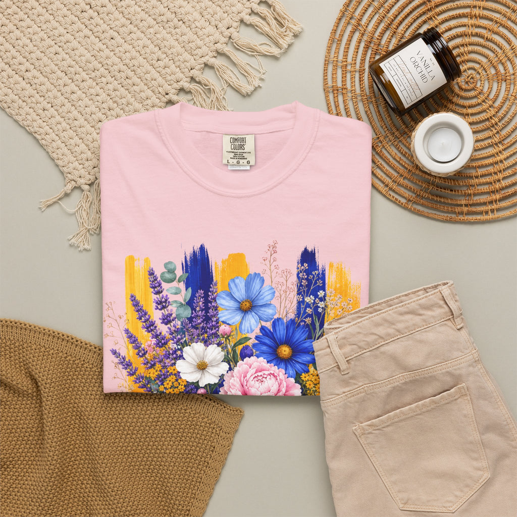 Floral Brushstroke Bouquet T Shirt