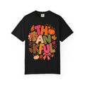 Thankful Turkey Shirt, Cute Thanksgiving Tee, Colorful Fall Graphic T-Shirt, Thanksgiving Outfit, Autumn Shirt, Fall Teacher Gift