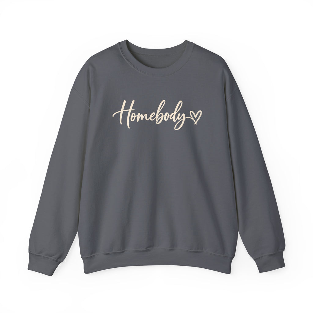 Homebody Crewneck Sweatshirt Cozy Homebody Pullover with Heart