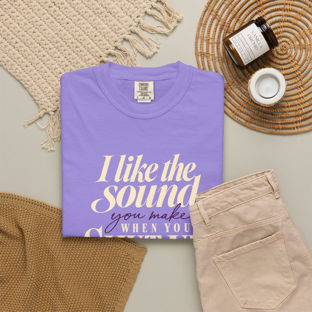 Sarcastic Graphic Tribute T Shirt I Like the Sound You Make When You Shut Up PAN CAN