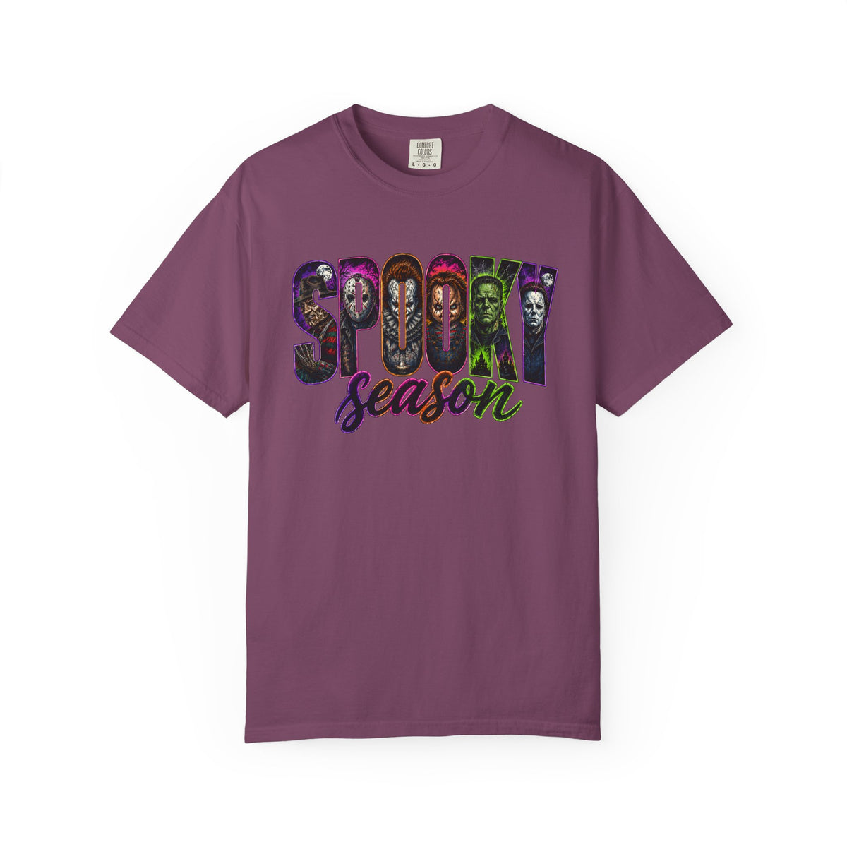 Spooky Season Tee Shirt Halloween Vintage Horror Graphic