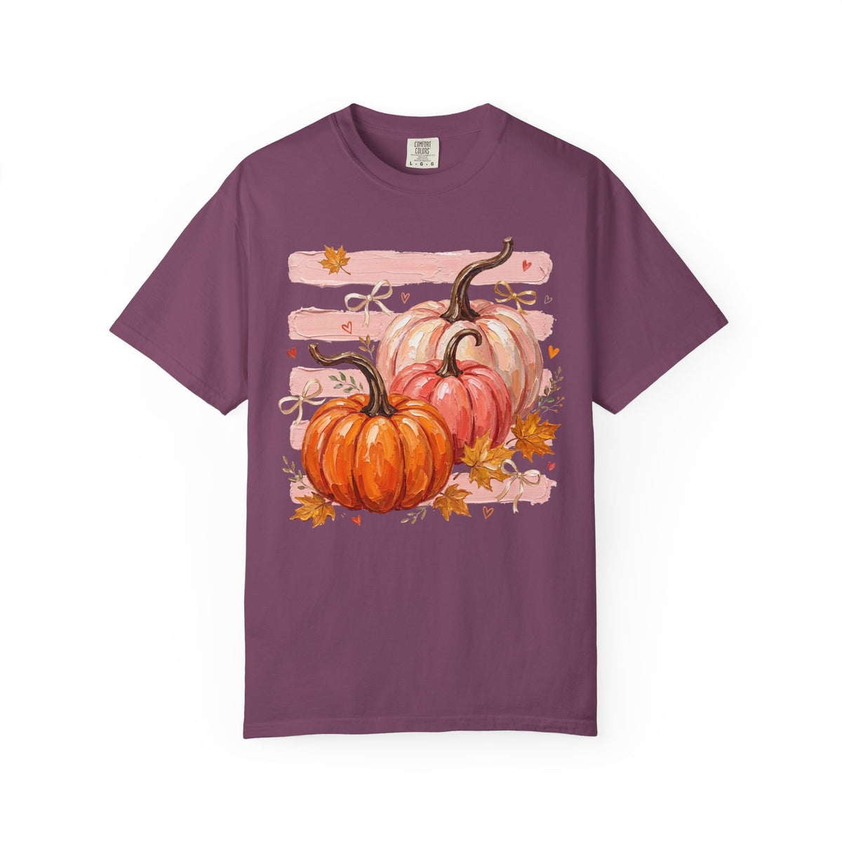 Pumpkin Harvest Tee Shirt Autumn Watercolor Pumpkins Tee