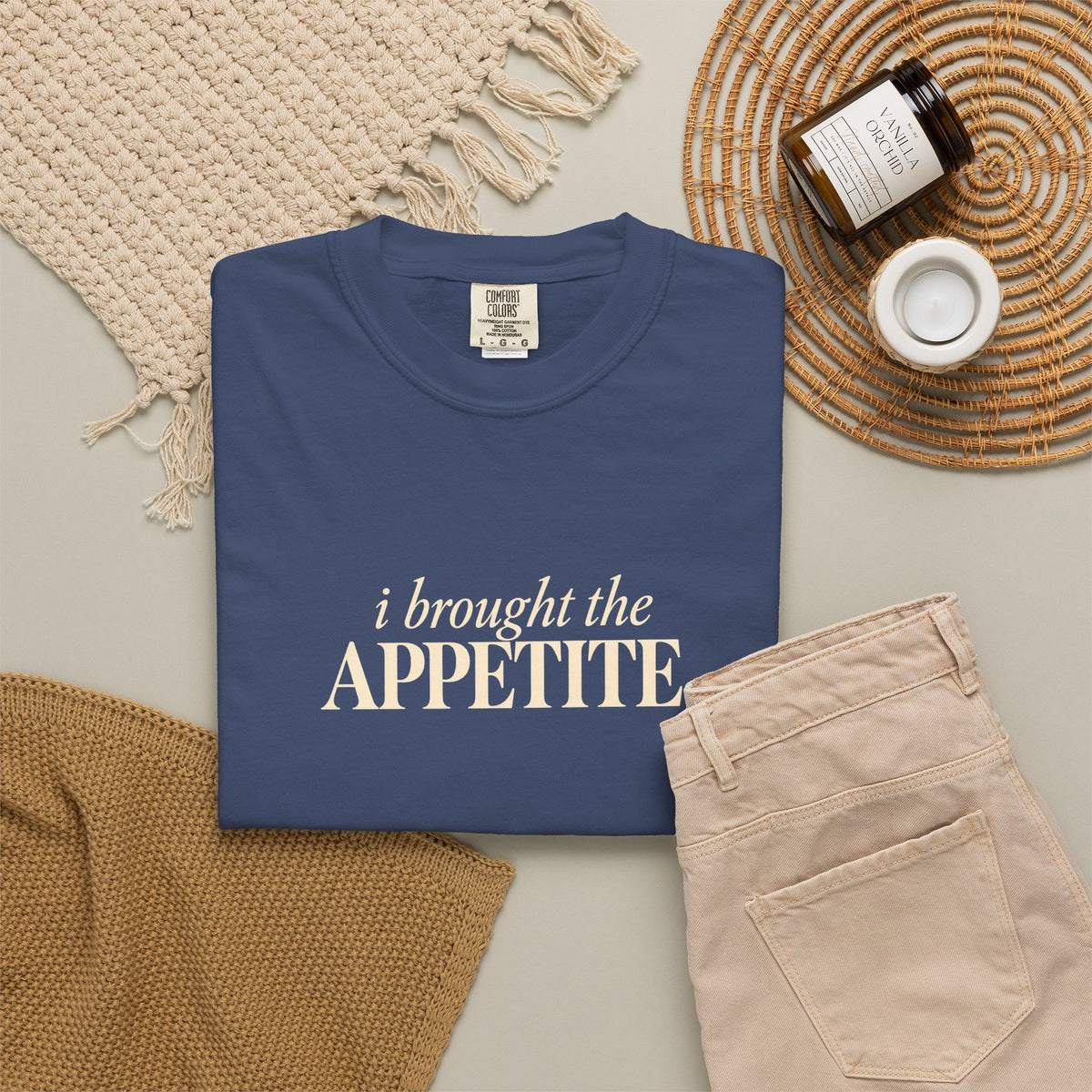 I Brought the Appetite Tee shirt |Thanksgiving Couple Collection