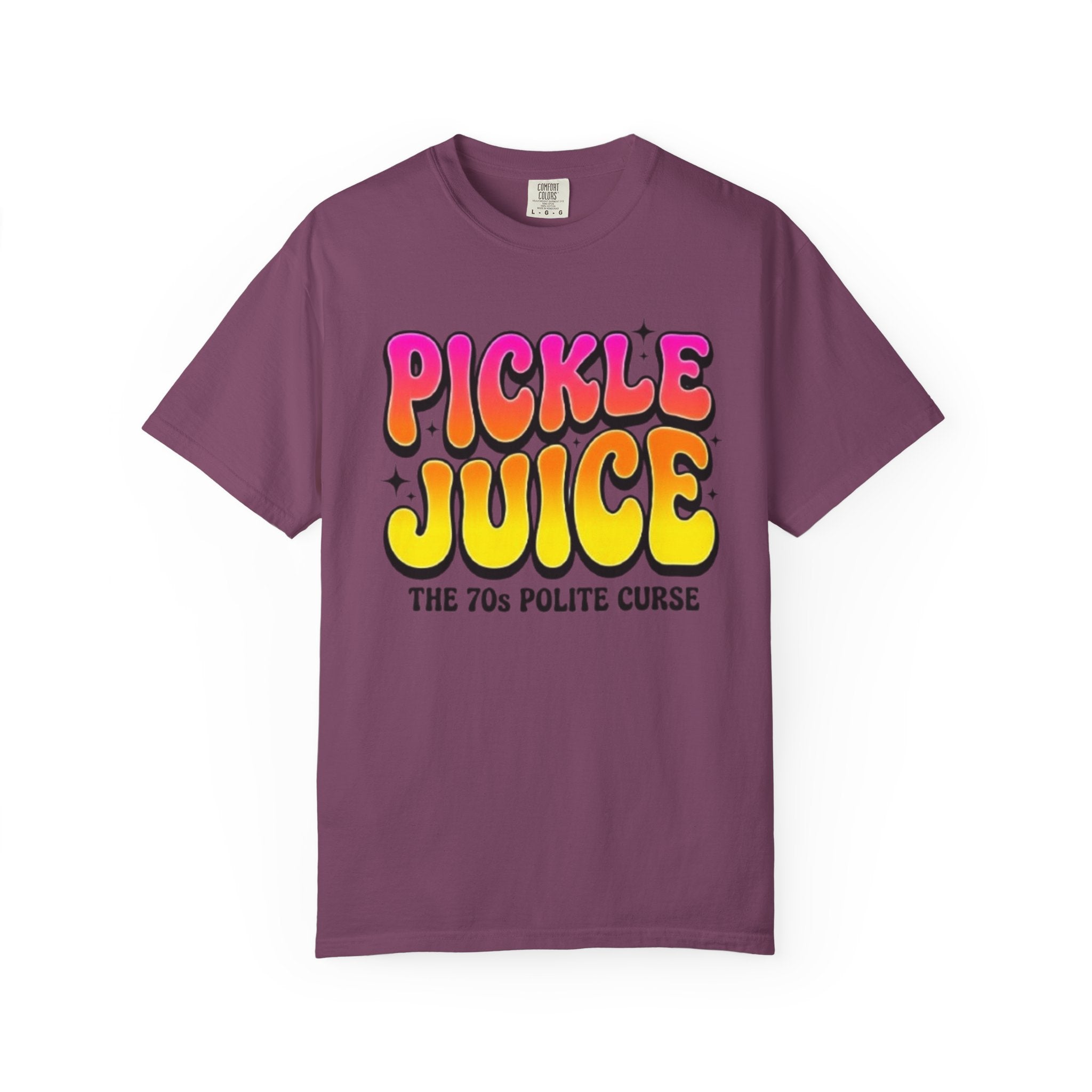Pickle Juice Retro T-Shirt The 70s Polite Curse Vintage Graphic Tee