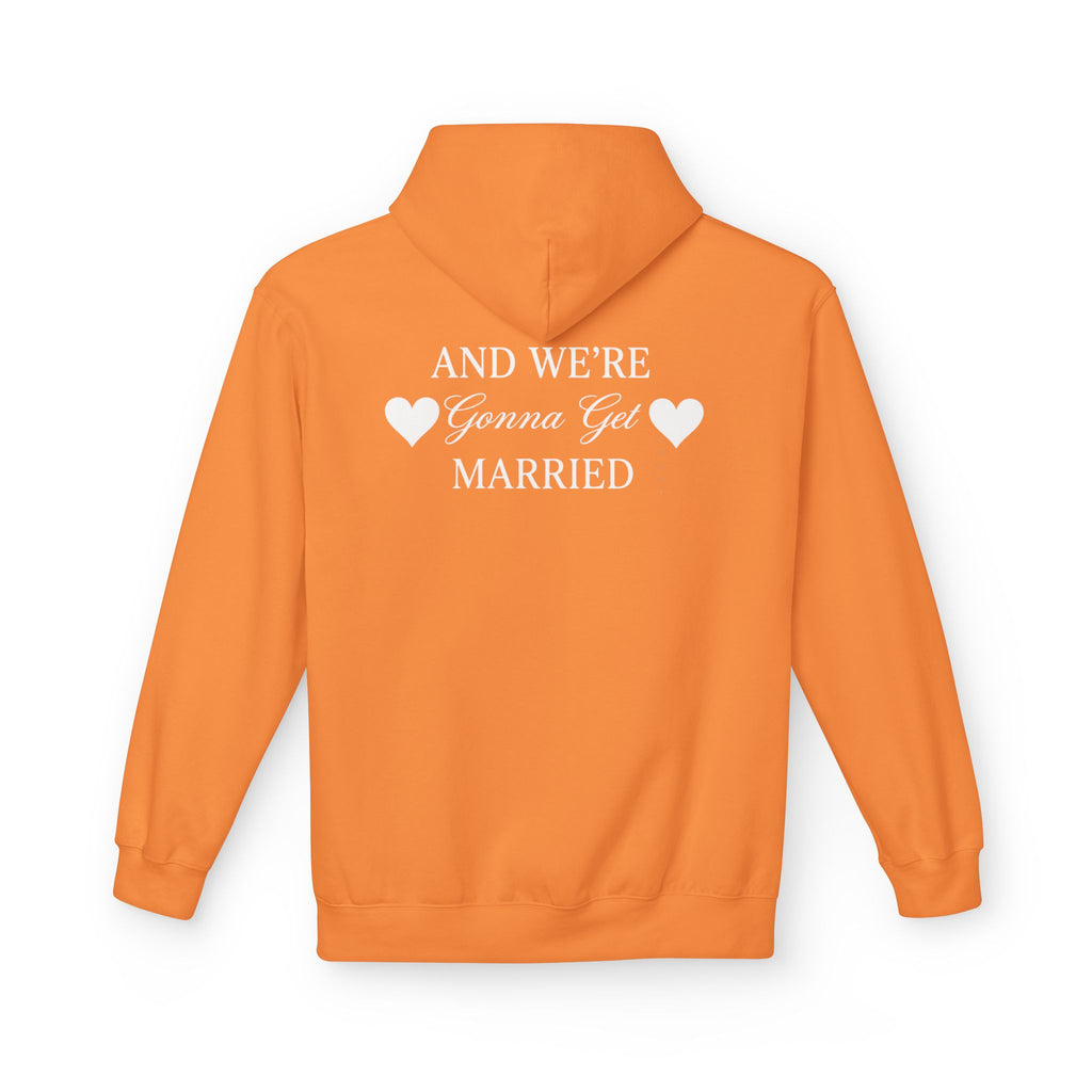Engaged Couple Hoodie And We're Gonna Get Married Wedding Announcement Pullover