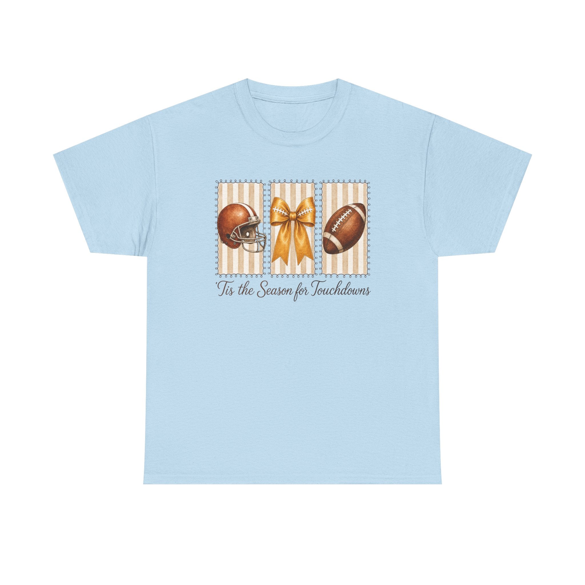 Football Holiday Tee Tis the Season for Touchdowns