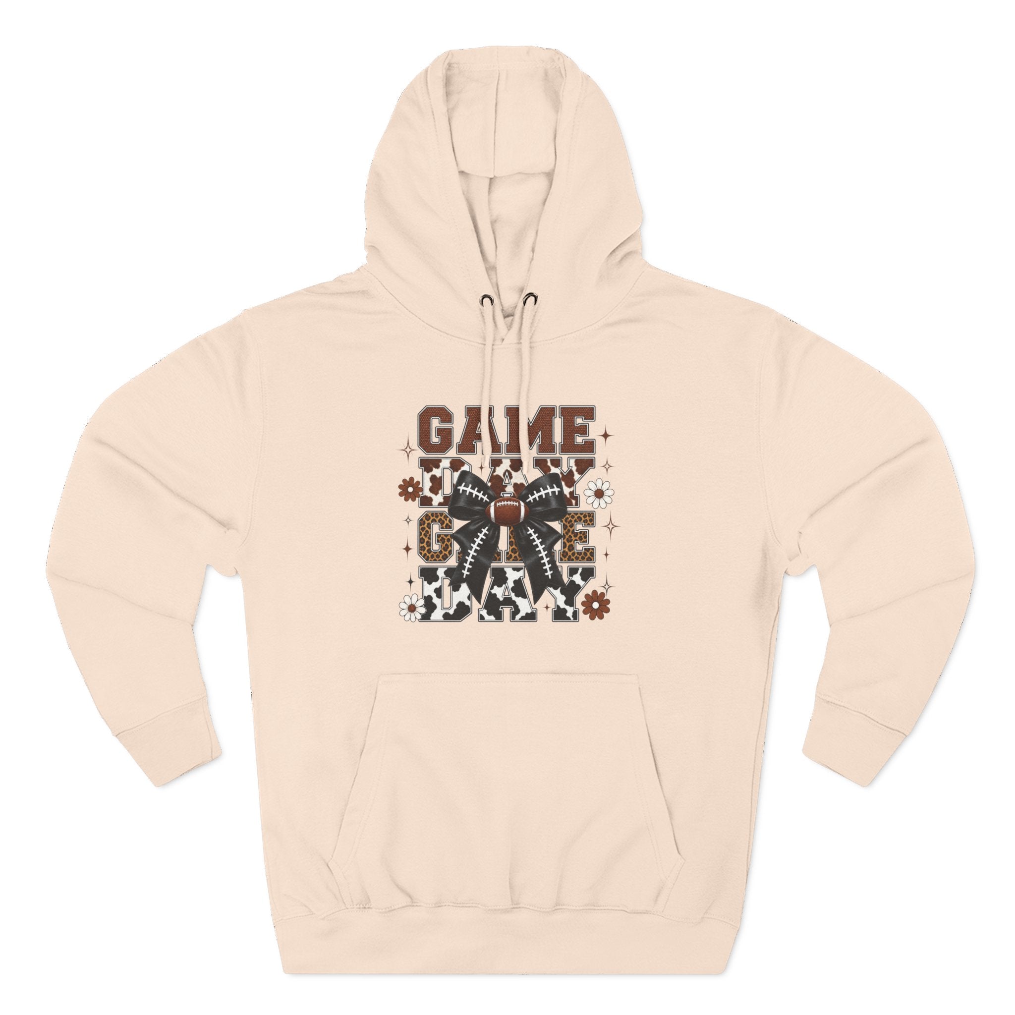 Game Day Football Hoodie Vintage Grunge Helmet Design