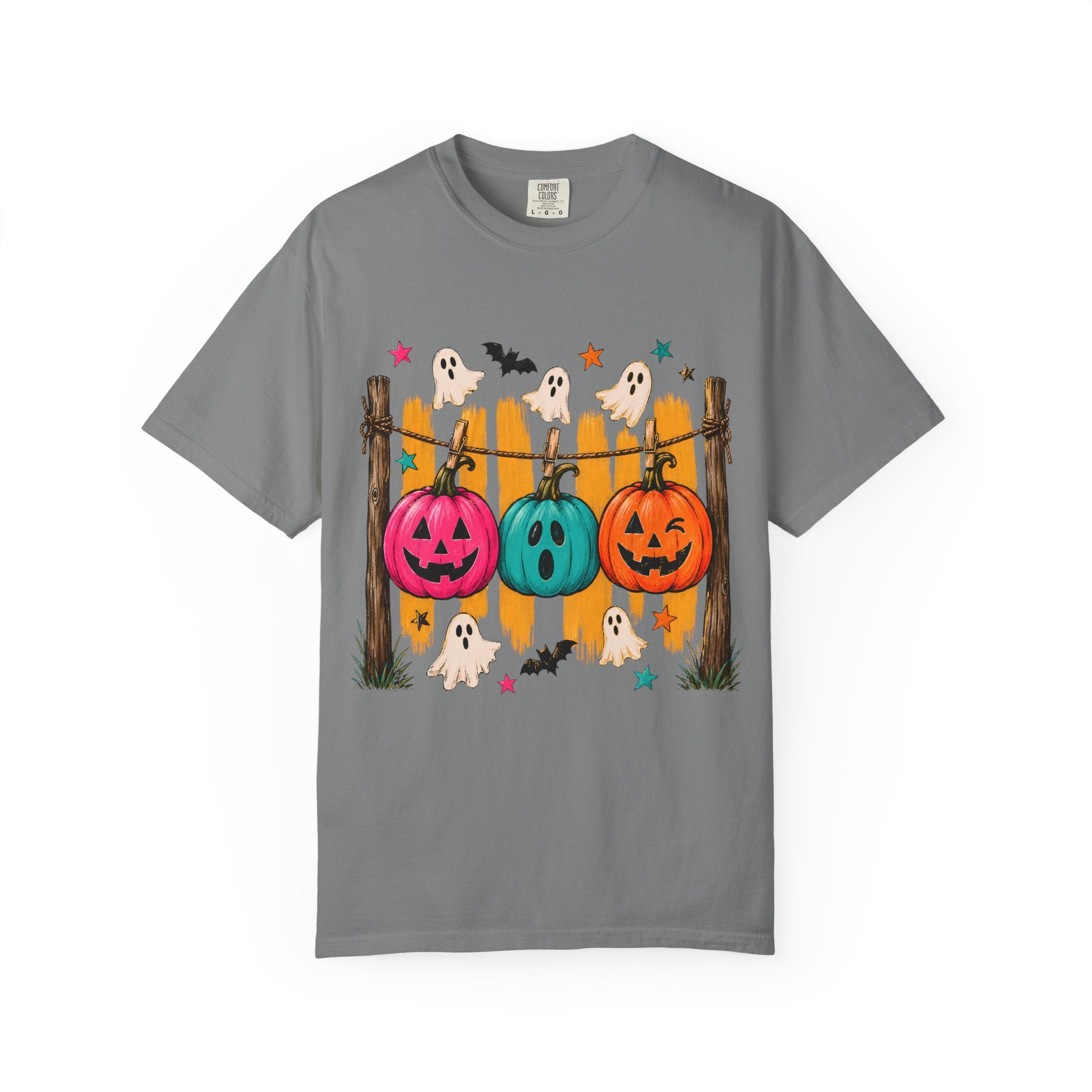 Halloween Pumpkins and Ghosts T Shirt Cute Jack O Lantern Halloween Tee